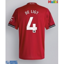 Manchester United Matthijs de Ligt #4 Domaci Dres 2025-26 Kratak Rukav
